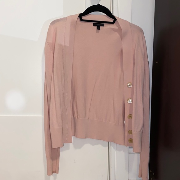 J.CREW PINK CARDIGAN:SIZE L - Picture 1 of 2